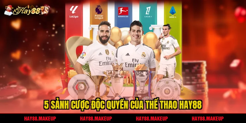 5 sảnh cược độc quyền của Thể thao HAY88