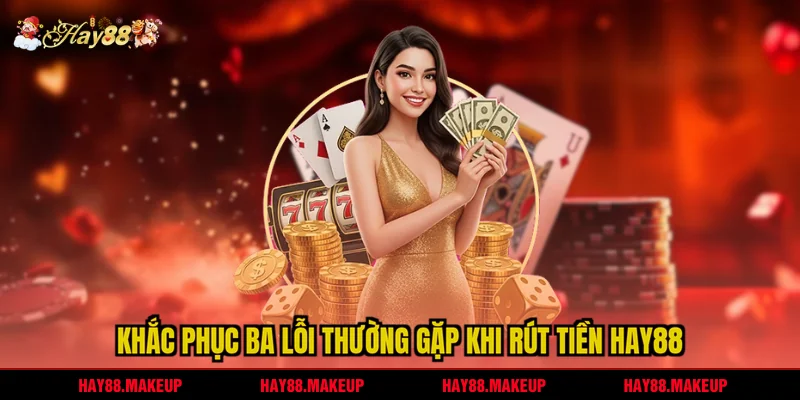 Khắc phục ba lỗi thường gặp khi rút tiền HAY88