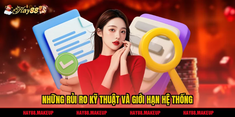 Những rủi ro kỹ thuật và giới hạn hệ thống